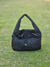 Maisy Ruched Hobo Bag-Black